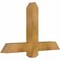 Ekena Millwork Eugene Rough Sawn Timber Gable Bracket, Western Red Cedar, 36"W x 23"H x 4"D x 4"F, 15/12 Pitch GBW036X23X0404EUG00RWR - alternate 3